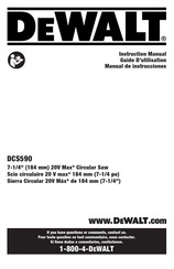 DeWalt DCS590 Guide D'utilisation