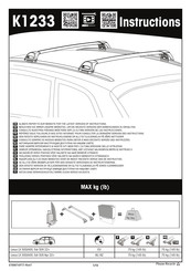 Yakima K1233 Instructions D'installation