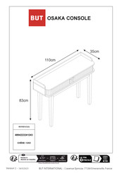 But OSAKA Instructions D'assemblage