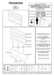 Trasman BARCELONA 2200 Notice De Montage