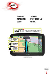 TomTom START 62 EU 45 Manuel D'utilisation