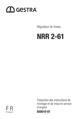 GESTRA NRR 2-61 Traduction Des Instructions De Montage Et De Mise En Service D'origine