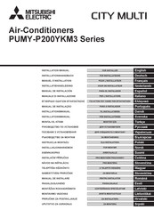 Mitsubishi Electric CITY MULTI PUMY-P200YKM3 Serie Manuel D'installation