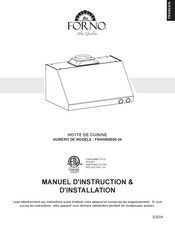 Forno FRHWM5009-36 Manuel D'instructions Et D'installation