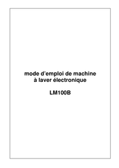 Proline LM100B Mode D'emploi