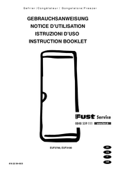 FUST EUF3100 Notice D'utilisation