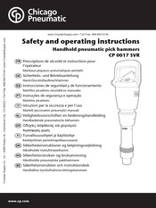 Chicago Pneumatic CP 0017 SVR Prescriptions De Sécurité Et Instructions Pour L'opérateur