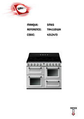 Smeg TR4110IWH Mode D'emploi