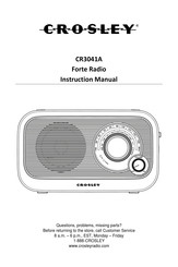 Crosley CR3041A Manuel D'utilisation