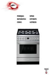 Smeg CPF9GPX Mode D'emploi