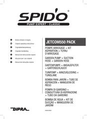 DIPRA SPIDO JETCOM550 PACK Mode D'emploi D'origine