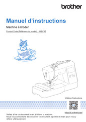 Brother 888-P30 Manuel D'instructions