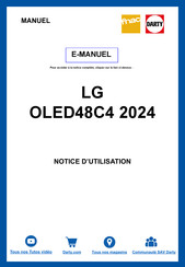 LG OLED48C4 Guide De L'utilisateur