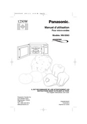 Panasonic NN-S563 Manuel D'utilisation