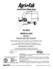 Agri-Fab MOW-N-VAC 45-0631 Mode D'emploi