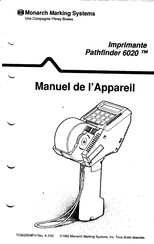 Pitney Bowes Monarch Pathfinder 6020 Manuel De L'appareil