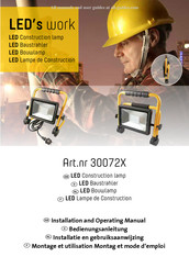 LED's work 30072X Instructions De Montage Et Utilisation