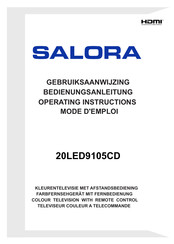 Salora 20LED9105CD Mode D'emploi