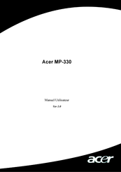 Acer MP-330 Manuel Utilisateur