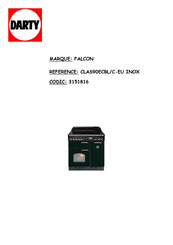 Falcon CLAS90ECBL/C-EU INOX Mode D'emploi