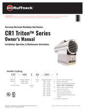 Thermon RUFFNECK CR1-208360-030 Instructions D'installation, D'utilisation Et D'entretien