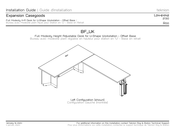 Teknion Casegoods BF UK Guide D'installation