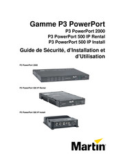 Martin P3 PowerPort Serie Guide De Sécurité, D'installation Et D'utilisation