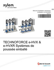 Xylem Bell & Gossett TECHNOFORCE e-HVXR Manuel D'installation, D'utilisation Et De Maintenance