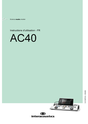 Interacoustics AC40 Instructions D'utilisation