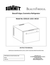 Summit BeautiFridge WC1D Manuel D'instructions