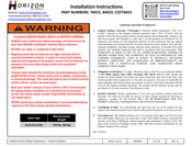 Horizon Global CQT76653 Instructions D'installation