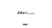 Fox RX+ Remote Mode D'emploi