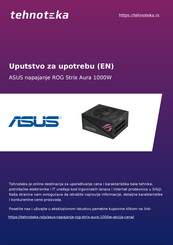 Asus ROG Strix Aura 1000W Guide De Démarrage Rapide