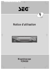 Seg VCR4350 Notice D'utilisation