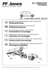 PF Jones 19080535PF Instructions De Montage