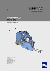 Lissmac MULTICUT 580 SG Mode D'emploi