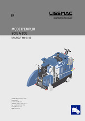 Lissmac MULTICUT 590 SG Mode D'emploi