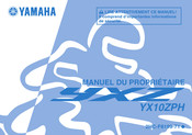 Yamaha YX10ZPH 2016 Manuel Du Propriétaire