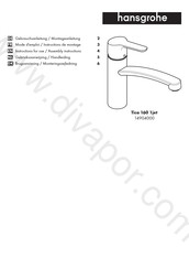 Hansgrohe Tica 160 1jet 14904000 Mode D'emploi / Instructions De Montage