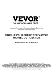 VEVOR AQL45-43 Manuel D'utilisation