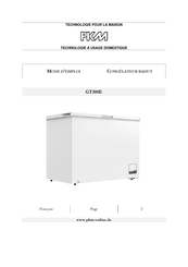 Pkm GT300E Mode D'emploi