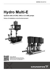 Grundfos Hydro Multi-E Serie Notice D'installation Et De Fonctionnement