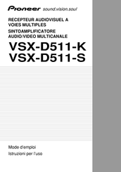 Pioneer VSX-D511-K Mode D'emploi