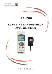 Francaise d'Instrumentation FI 107SD Notice D'utilisation