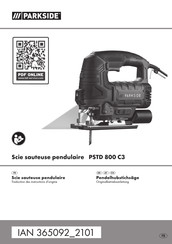 Parkside PSTD 800 C3 Traduction Des Instructions D'origine