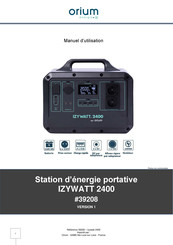 ORIUM IZYWATT 2400 Manuel D'utilisation