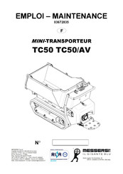 Messersi TC50/AV Mode D'emploi