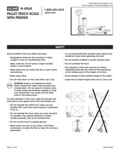 Uline H-4564 Manuel D'utilisation