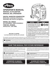 Ariens ARi2000 Manuel D'utilisation