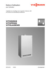 Viessmann Vitodens Serie Notice D'utilisation